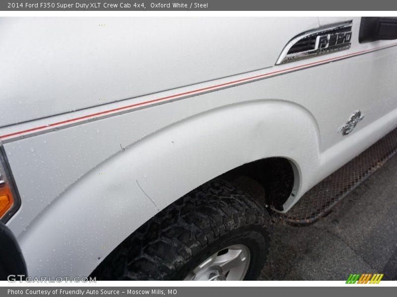 Oxford White / Steel 2014 Ford F350 Super Duty XLT Crew Cab 4x4