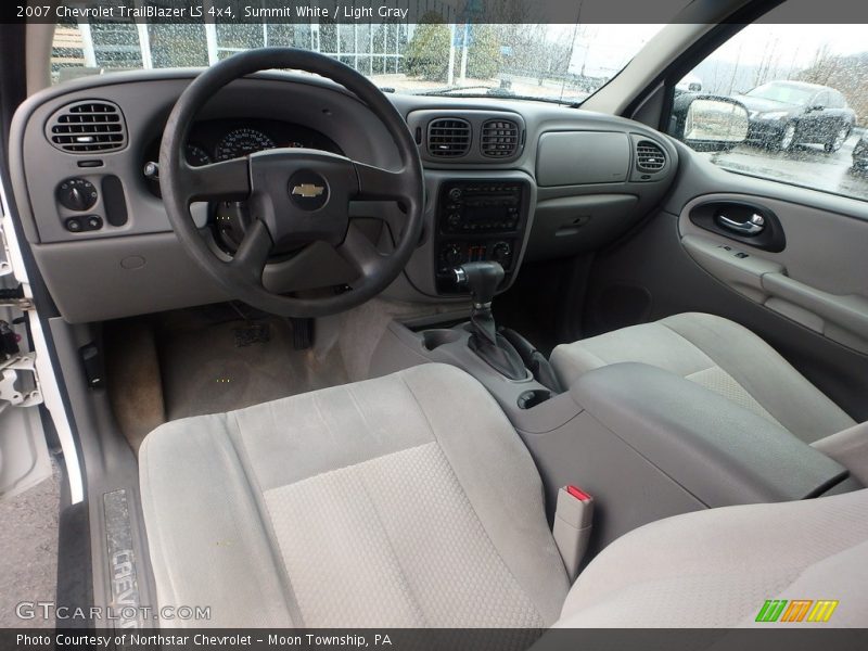 Summit White / Light Gray 2007 Chevrolet TrailBlazer LS 4x4