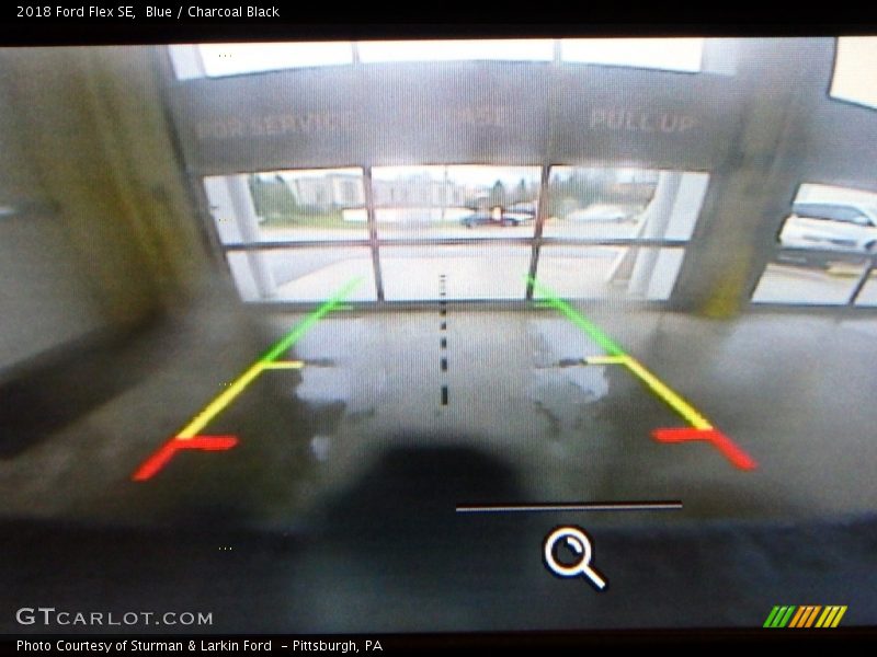 Blue / Charcoal Black 2018 Ford Flex SE