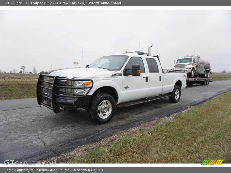 Oxford White / Steel 2014 Ford F350 Super Duty XLT Crew Cab 4x4