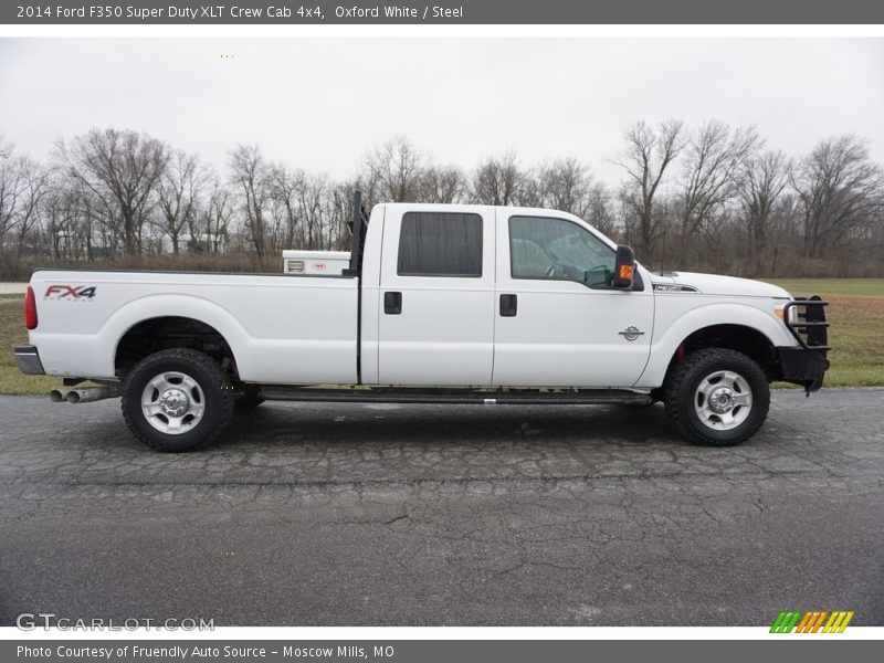 Oxford White / Steel 2014 Ford F350 Super Duty XLT Crew Cab 4x4
