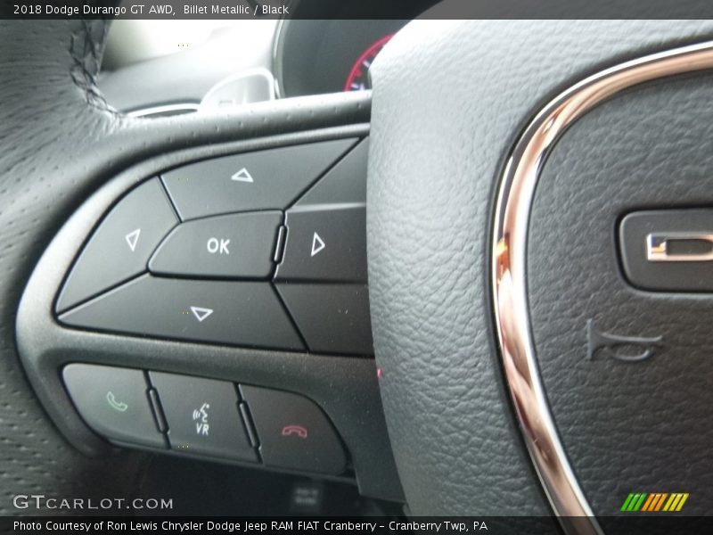 Billet Metallic / Black 2018 Dodge Durango GT AWD