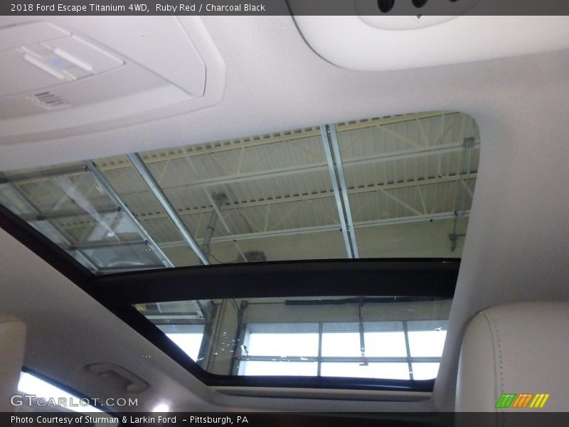 Ruby Red / Charcoal Black 2018 Ford Escape Titanium 4WD