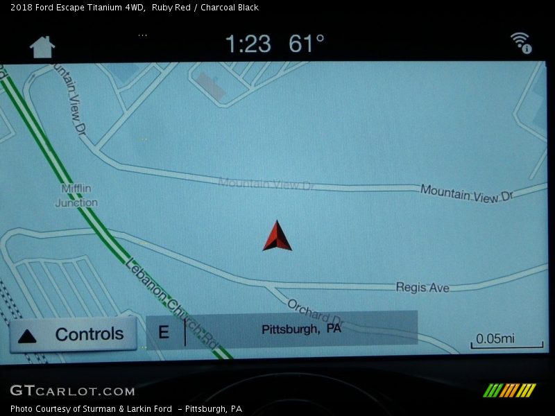 Ruby Red / Charcoal Black 2018 Ford Escape Titanium 4WD