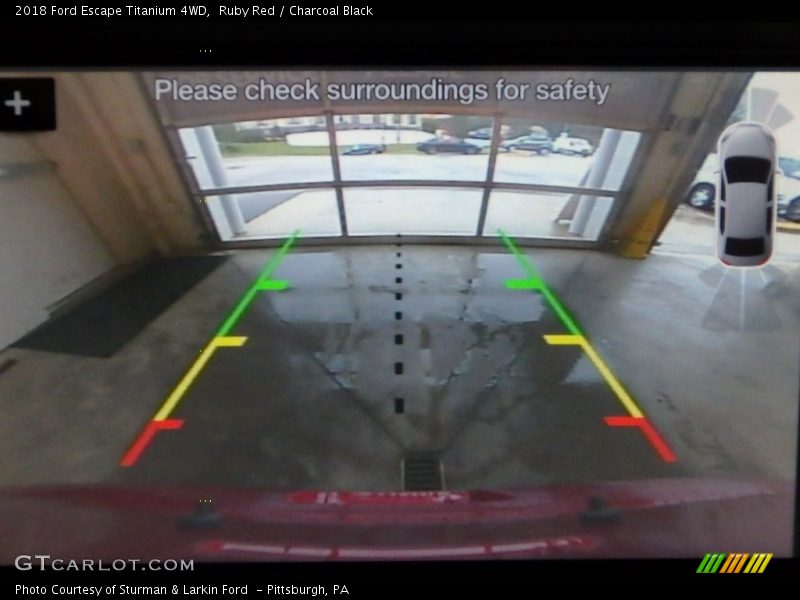 Ruby Red / Charcoal Black 2018 Ford Escape Titanium 4WD