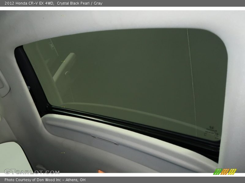 Crystal Black Pearl / Gray 2012 Honda CR-V EX 4WD