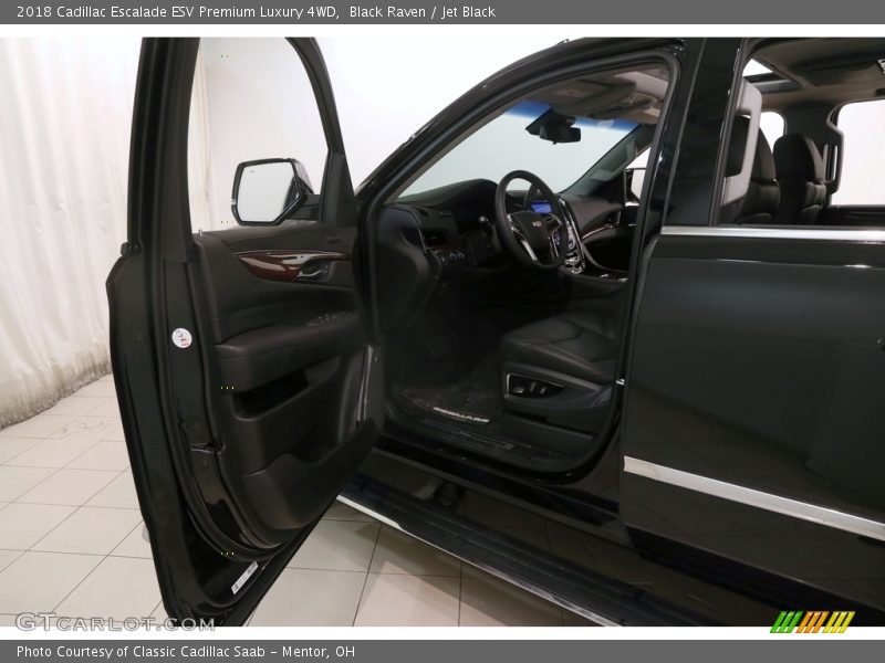 Black Raven / Jet Black 2018 Cadillac Escalade ESV Premium Luxury 4WD
