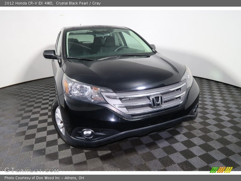 Crystal Black Pearl / Gray 2012 Honda CR-V EX 4WD