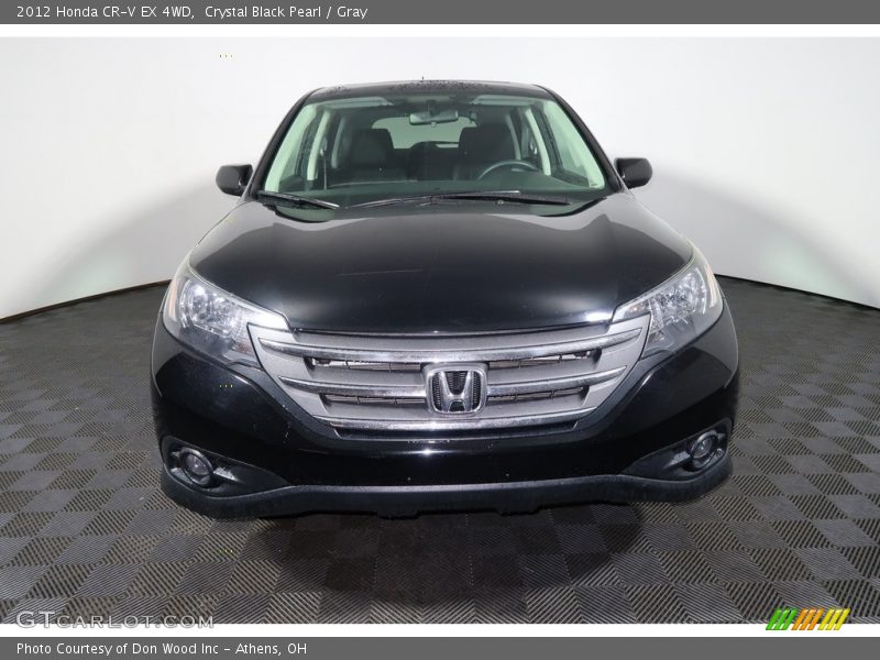 Crystal Black Pearl / Gray 2012 Honda CR-V EX 4WD