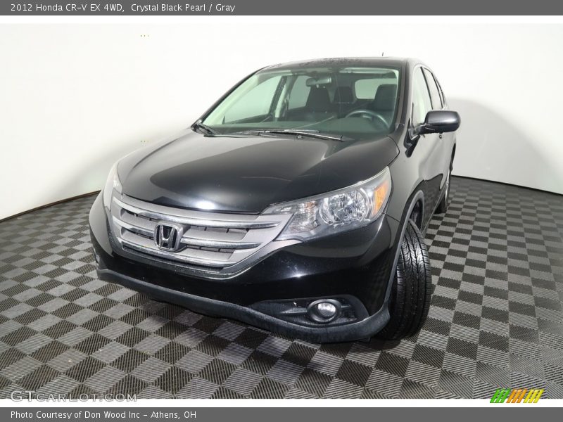 Crystal Black Pearl / Gray 2012 Honda CR-V EX 4WD