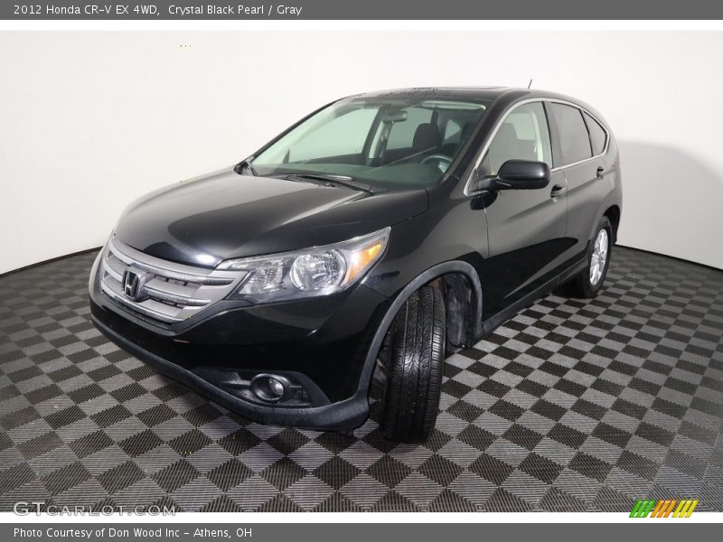 Crystal Black Pearl / Gray 2012 Honda CR-V EX 4WD