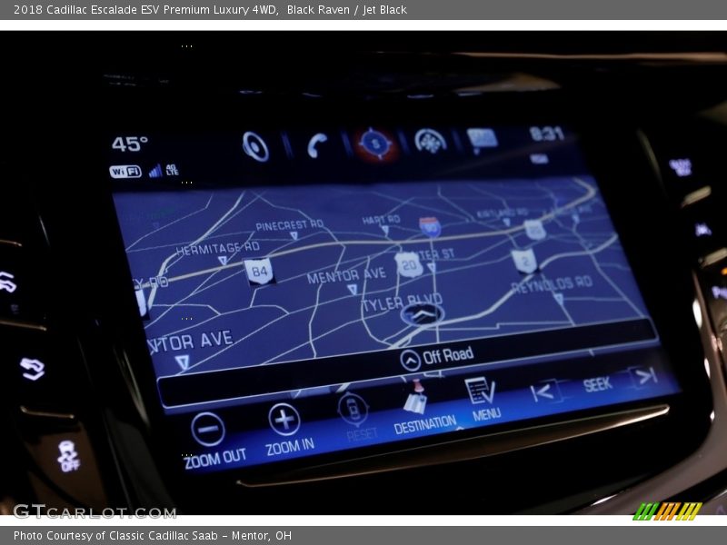 Navigation of 2018 Escalade ESV Premium Luxury 4WD
