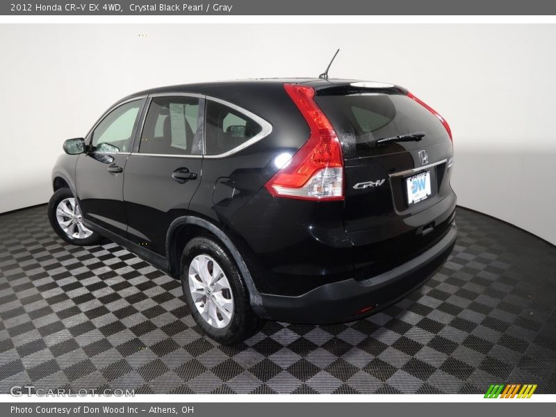 Crystal Black Pearl / Gray 2012 Honda CR-V EX 4WD