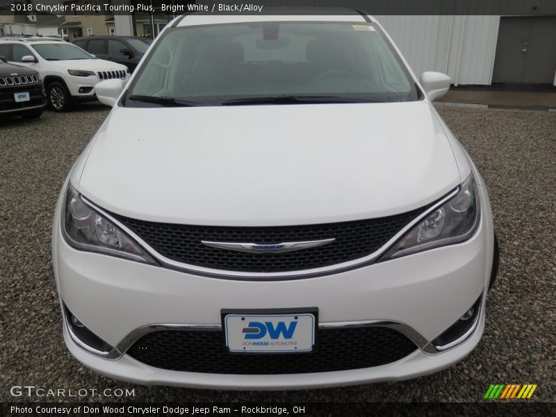 Bright White / Black/Alloy 2018 Chrysler Pacifica Touring Plus