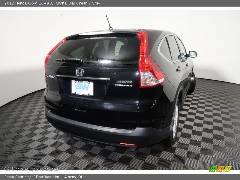 Crystal Black Pearl / Gray 2012 Honda CR-V EX 4WD