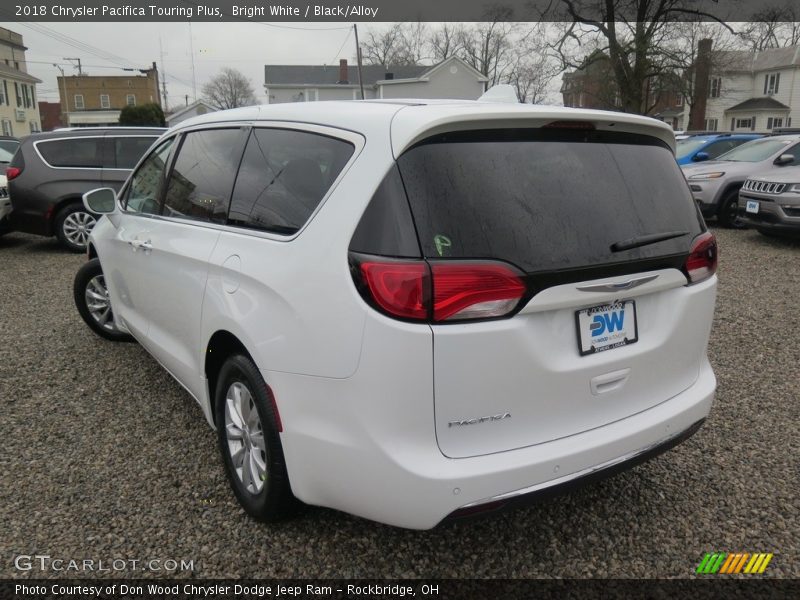 Bright White / Black/Alloy 2018 Chrysler Pacifica Touring Plus