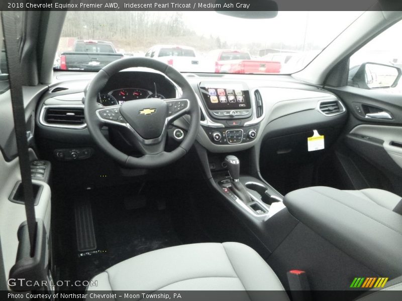 Iridescent Pearl Tricoat / Medium Ash Gray 2018 Chevrolet Equinox Premier AWD