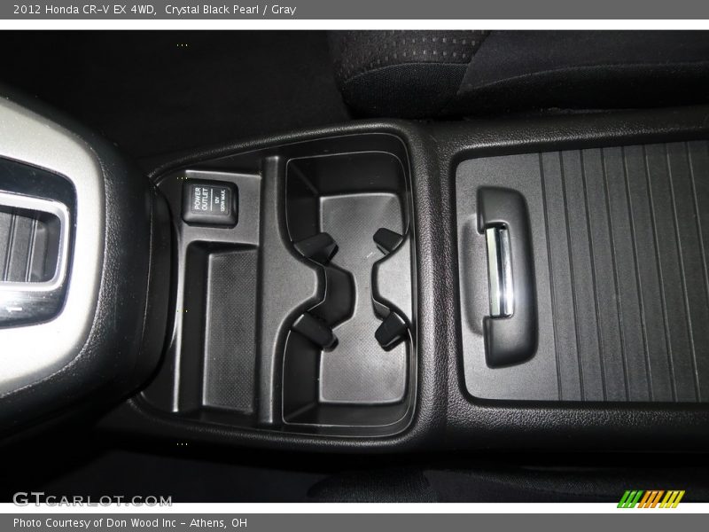 Crystal Black Pearl / Gray 2012 Honda CR-V EX 4WD