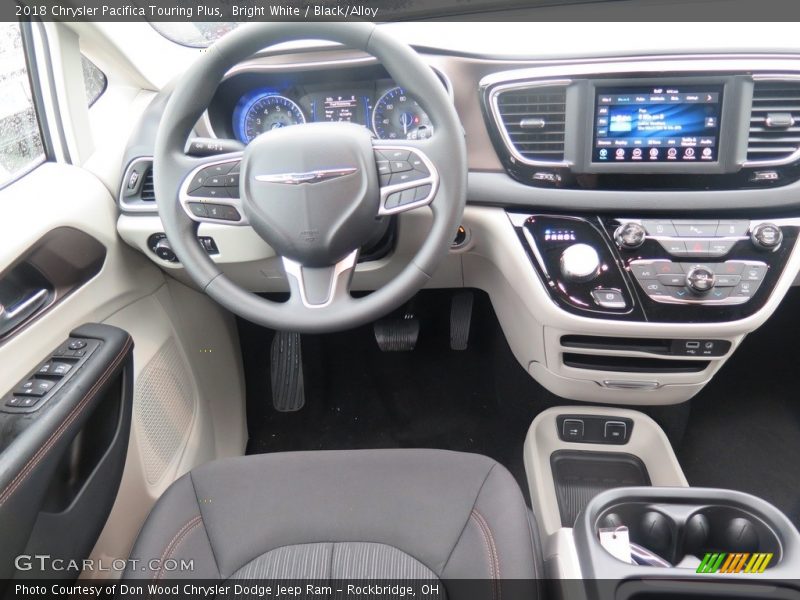 Bright White / Black/Alloy 2018 Chrysler Pacifica Touring Plus