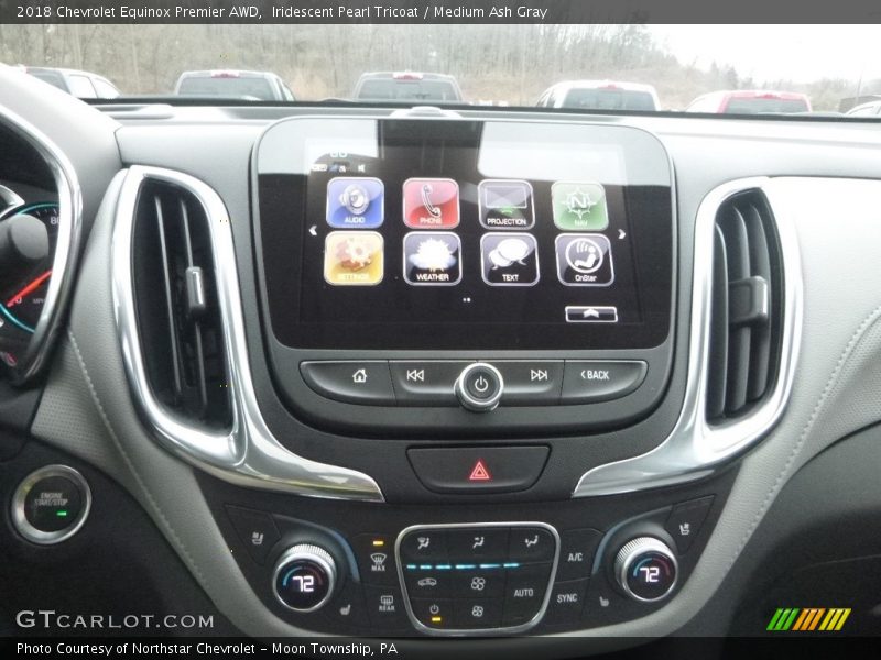 Iridescent Pearl Tricoat / Medium Ash Gray 2018 Chevrolet Equinox Premier AWD
