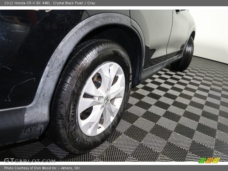 Crystal Black Pearl / Gray 2012 Honda CR-V EX 4WD