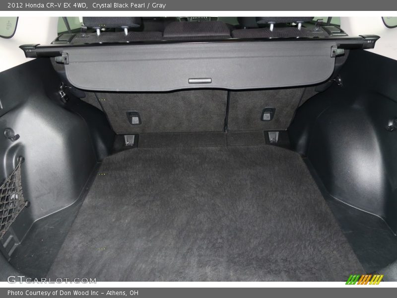 Crystal Black Pearl / Gray 2012 Honda CR-V EX 4WD