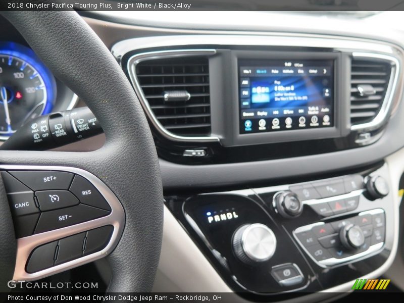Bright White / Black/Alloy 2018 Chrysler Pacifica Touring Plus