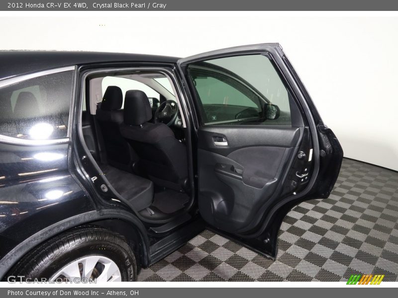 Crystal Black Pearl / Gray 2012 Honda CR-V EX 4WD
