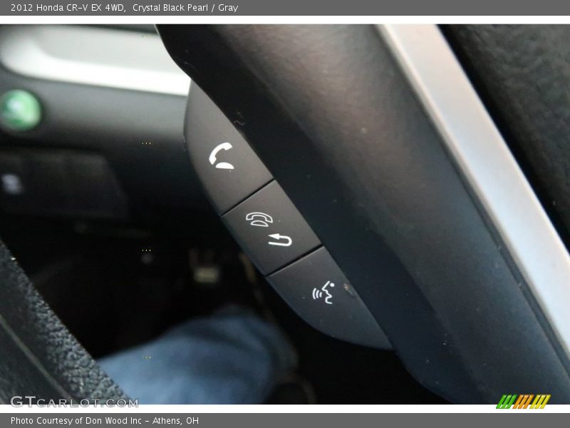Crystal Black Pearl / Gray 2012 Honda CR-V EX 4WD