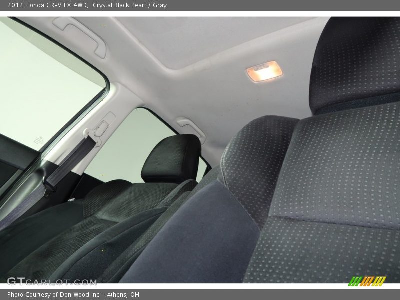 Crystal Black Pearl / Gray 2012 Honda CR-V EX 4WD