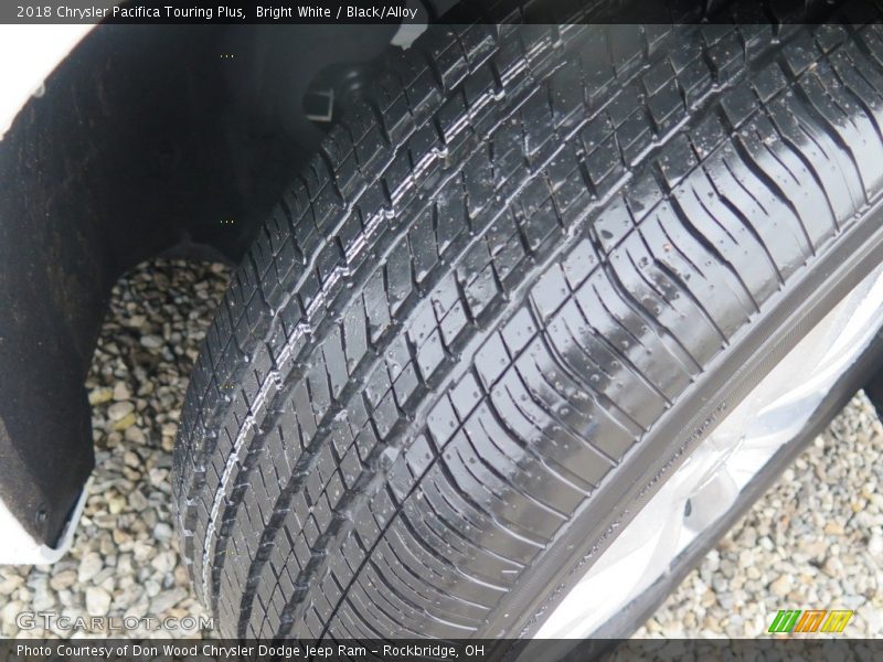 Bright White / Black/Alloy 2018 Chrysler Pacifica Touring Plus