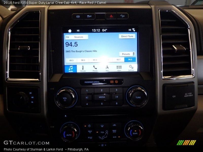 Race Red / Camel 2018 Ford F350 Super Duty Lariat Crew Cab 4x4