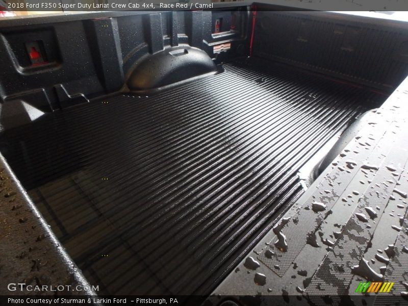 Race Red / Camel 2018 Ford F350 Super Duty Lariat Crew Cab 4x4