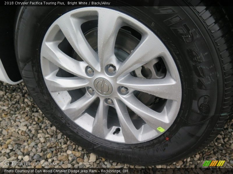 Bright White / Black/Alloy 2018 Chrysler Pacifica Touring Plus