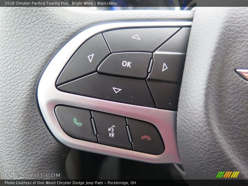 Bright White / Black/Alloy 2018 Chrysler Pacifica Touring Plus