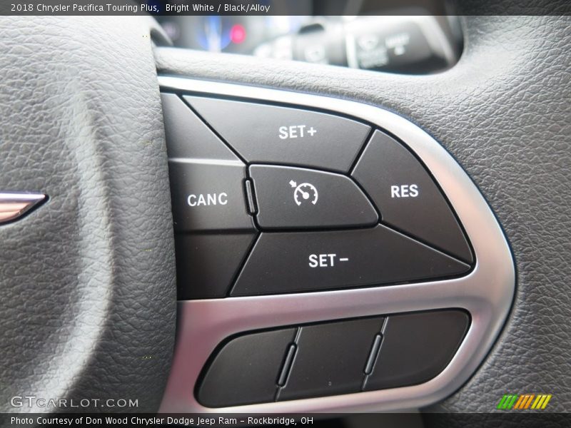 Bright White / Black/Alloy 2018 Chrysler Pacifica Touring Plus