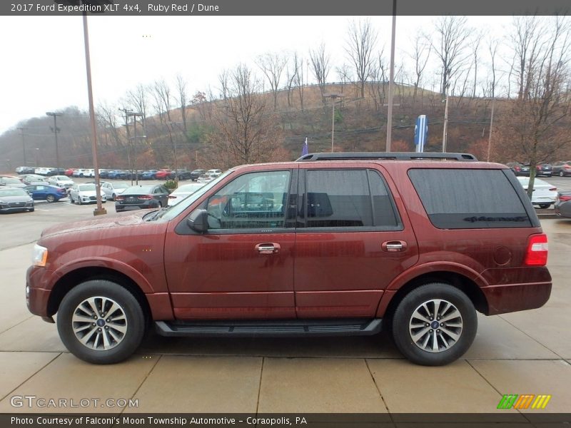 Ruby Red / Dune 2017 Ford Expedition XLT 4x4