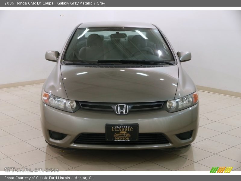 Galaxy Gray Metallic / Gray 2006 Honda Civic LX Coupe