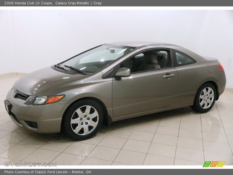 Galaxy Gray Metallic / Gray 2006 Honda Civic LX Coupe