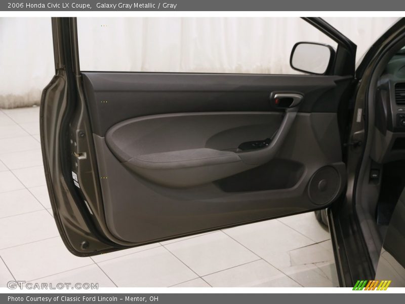 Galaxy Gray Metallic / Gray 2006 Honda Civic LX Coupe