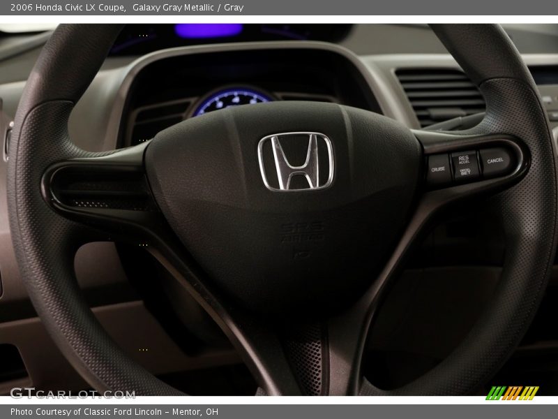 Galaxy Gray Metallic / Gray 2006 Honda Civic LX Coupe