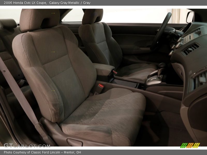 Galaxy Gray Metallic / Gray 2006 Honda Civic LX Coupe