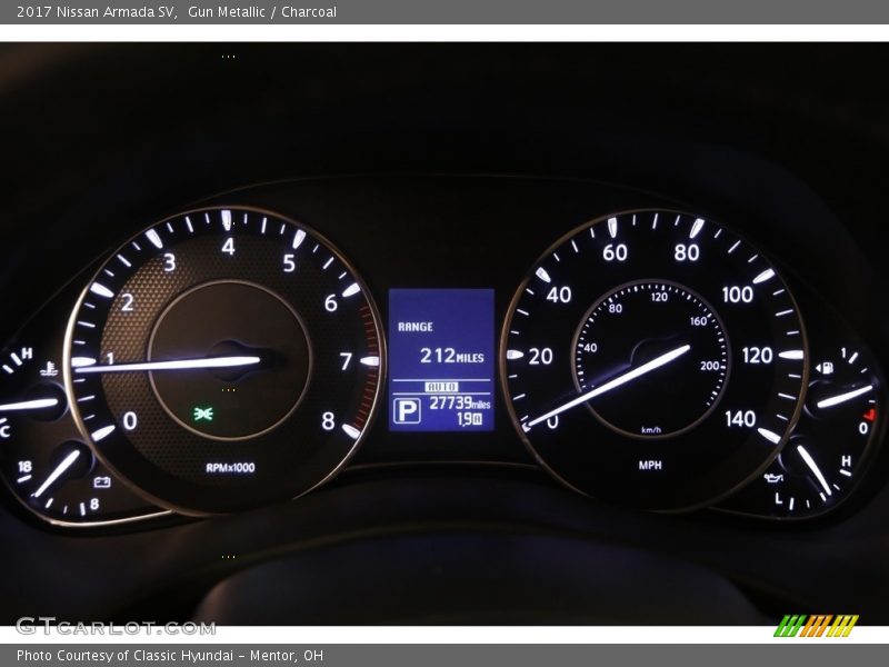 Gun Metallic / Charcoal 2017 Nissan Armada SV