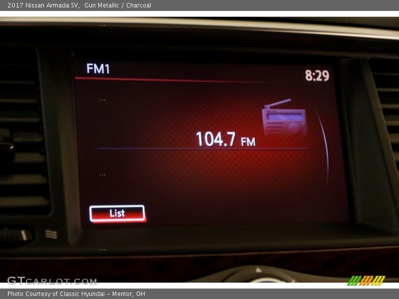 Gun Metallic / Charcoal 2017 Nissan Armada SV