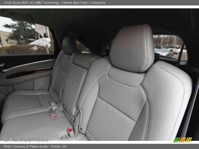 Fathom Blue Pearl / Graystone 2016 Acura MDX SH-AWD Technology