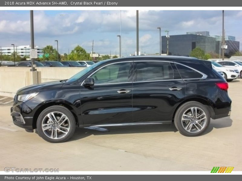 Crystal Black Pearl / Ebony 2018 Acura MDX Advance SH-AWD