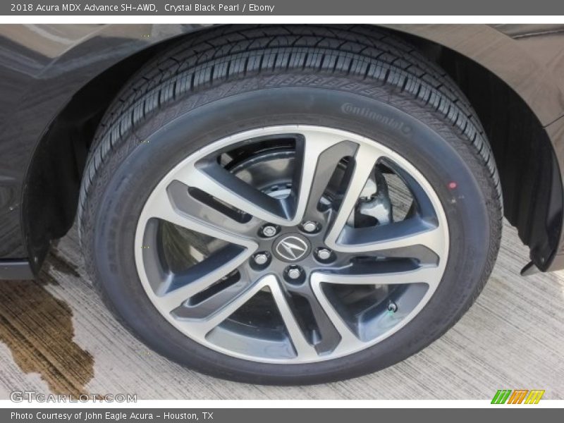 Crystal Black Pearl / Ebony 2018 Acura MDX Advance SH-AWD