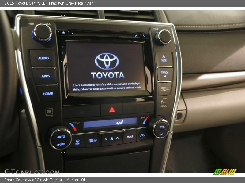 Predawn Gray Mica / Ash 2015 Toyota Camry LE