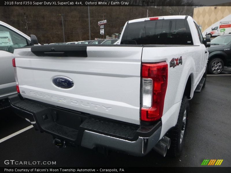 Oxford White / Earth Gray 2018 Ford F350 Super Duty XL SuperCab 4x4