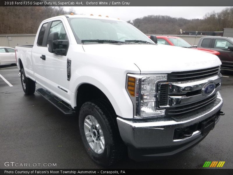 Oxford White / Earth Gray 2018 Ford F350 Super Duty XL SuperCab 4x4